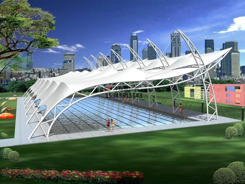 洛陽膜結構水上樂園雨棚【<font color='red'>膜結構設計</font>】